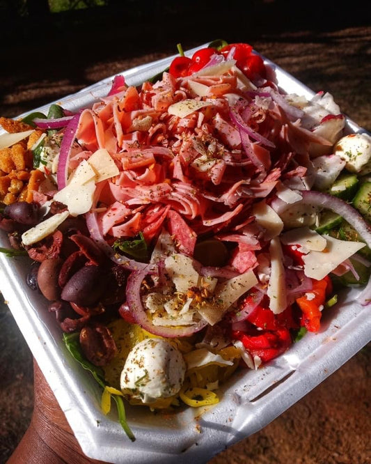 Loaded Salads with Deli Meat