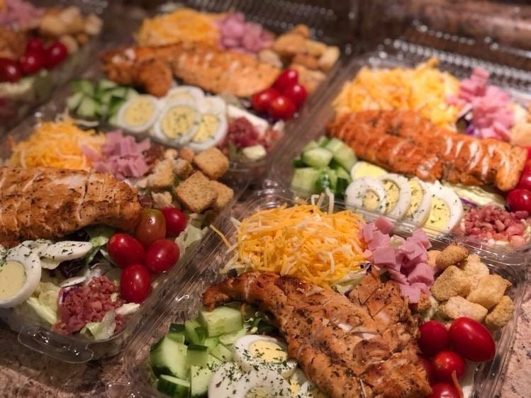 Loaded Salads with Chicken